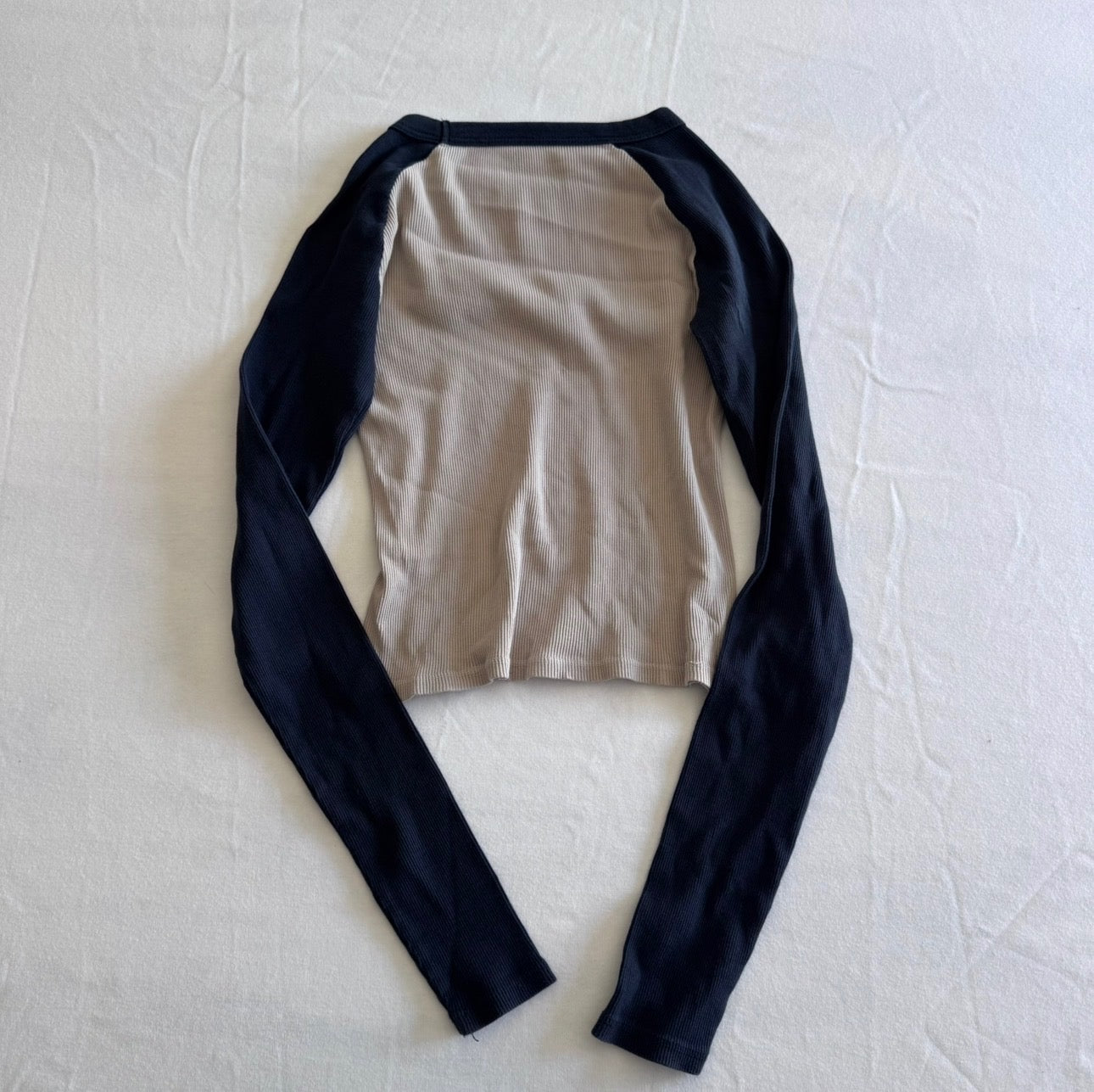 Skull Baseball Long Sleeve Tee