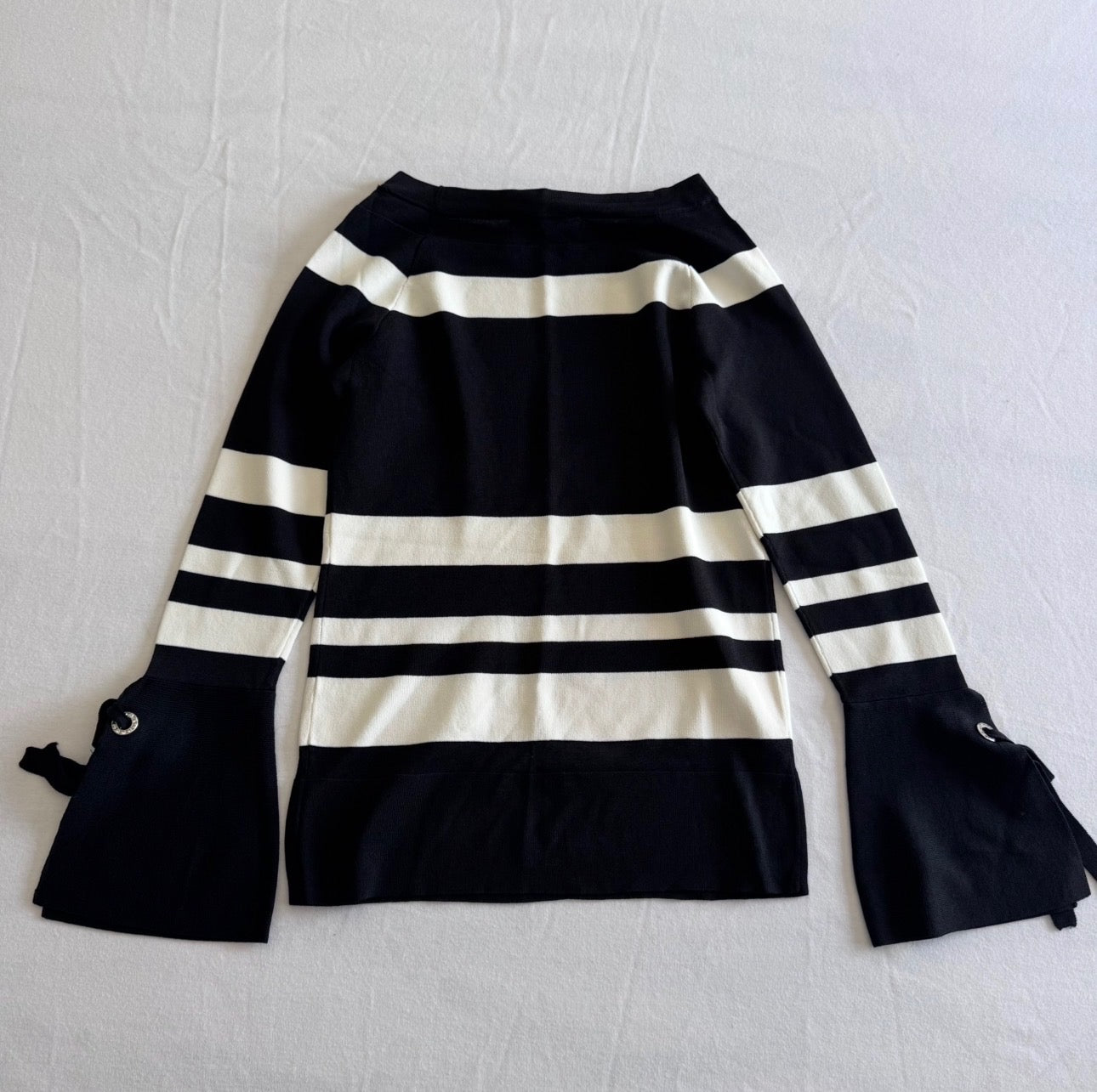 INC Striped Flare Top
