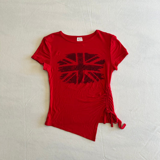 Red Union Jack Top
