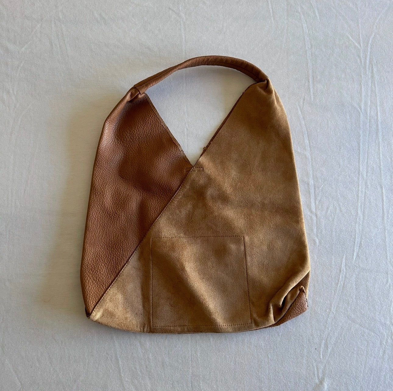 Suede Slouch Purse
