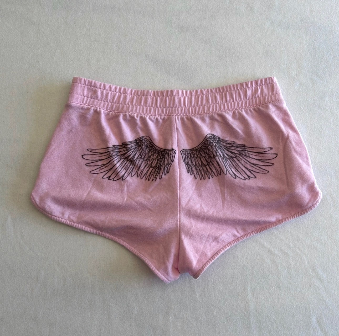 Pink Angel Wings Shorts