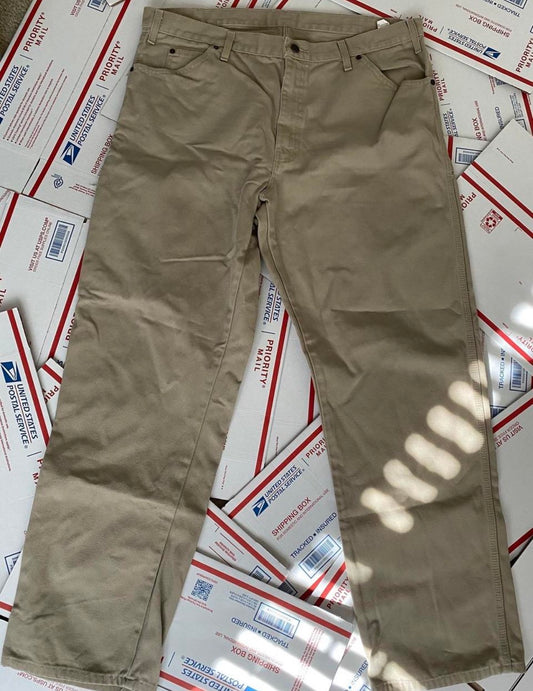 Dickies XXL Baggy Khaki Cargo Pants