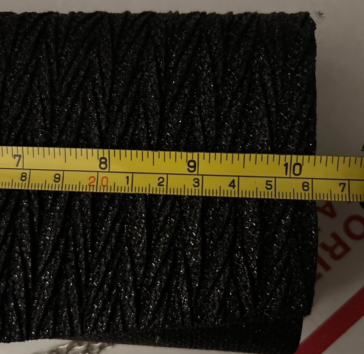 Black Going Out Clutch w/Removable Chain