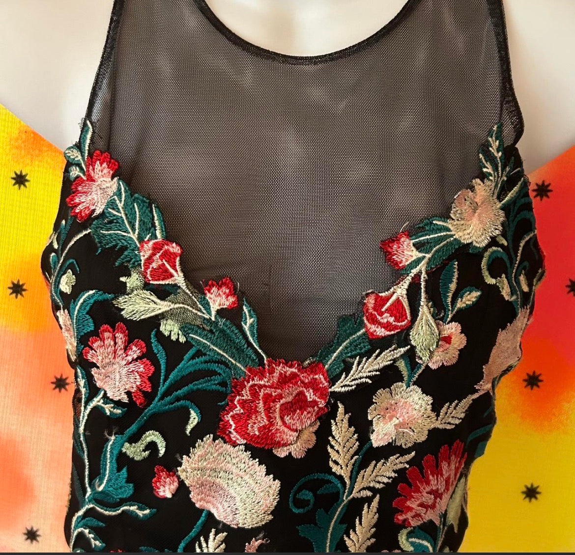 My Michelle Whimsical Women's Crop Flower Top