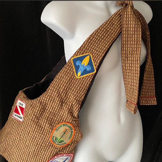 3PM Clothing 1/1 Whimsical Girl Scout Patch Tote Bag