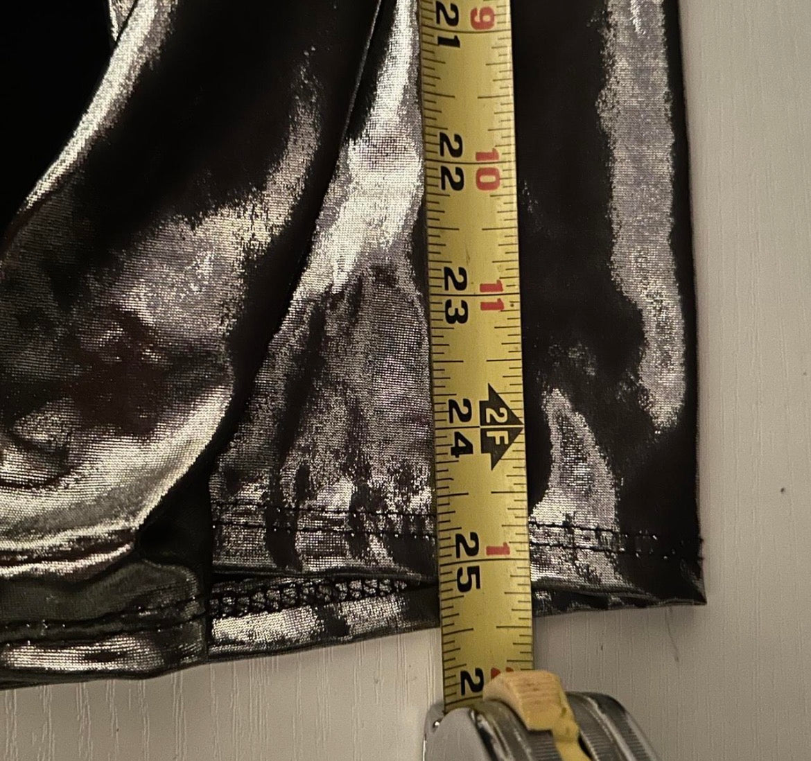Deadstock NWT Vintage 1990s/Y2K Silver Midi/Maxi Skirt