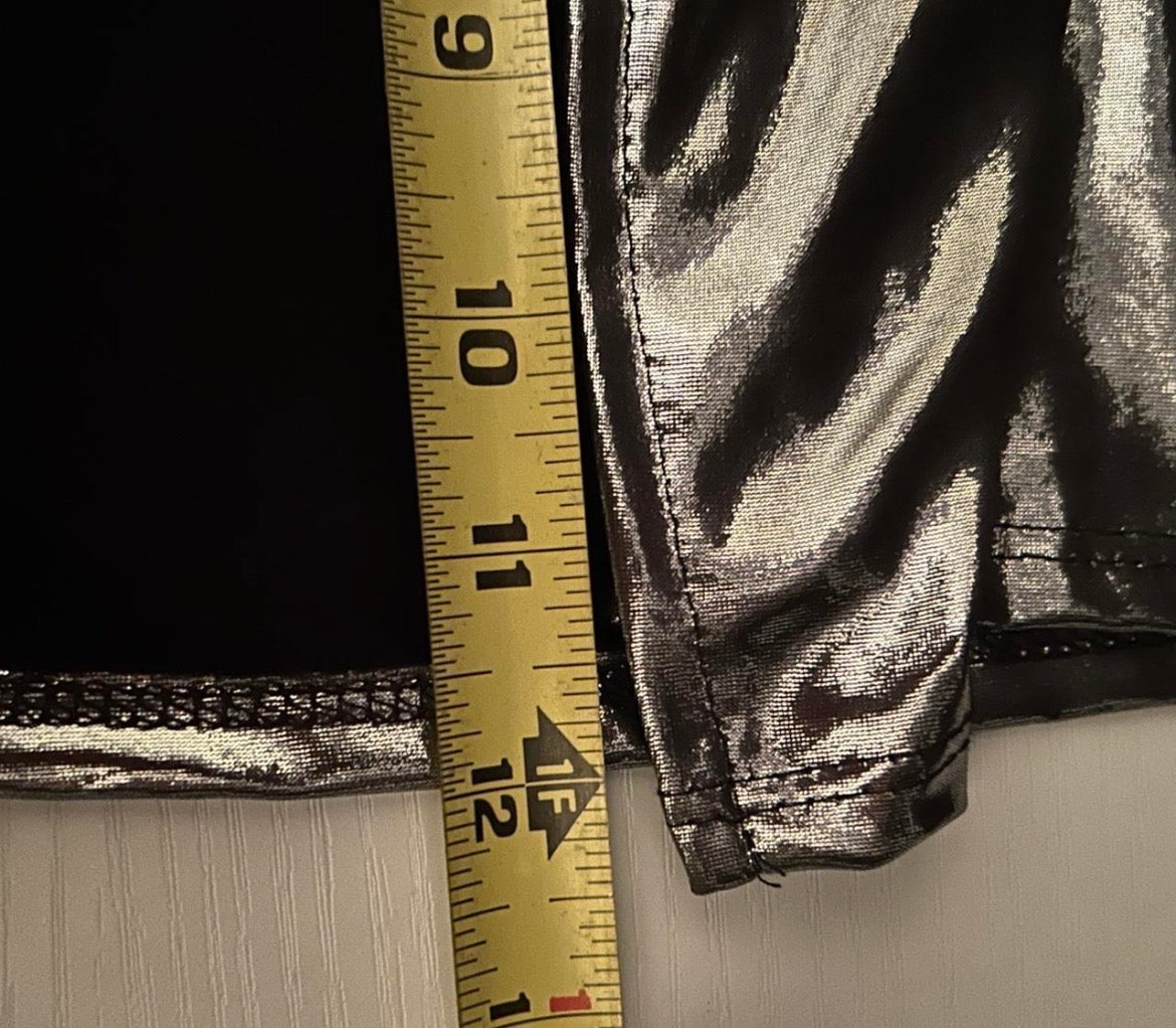 Deadstock NWT Vintage 1990s/Y2K Silver Midi/Maxi Skirt