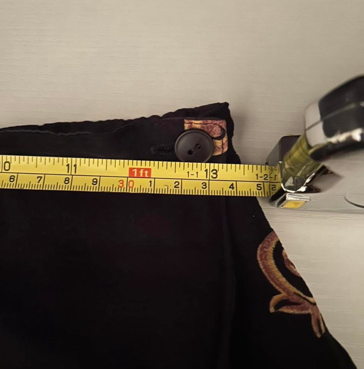 Italian Vintage Silk Wrap Maxi Skirt