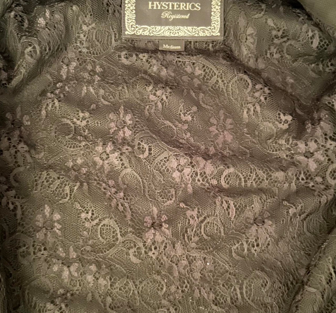 Hysteric Glamour Goth Japanese Inner Lace Jacket