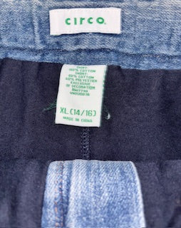 Y2K Floral Embroidery Mini Denim Skirt