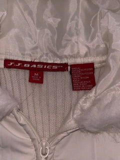 Y2K White Puffer Vest
