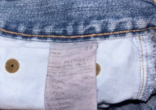 Italian Y2K Denim Mini Skirt