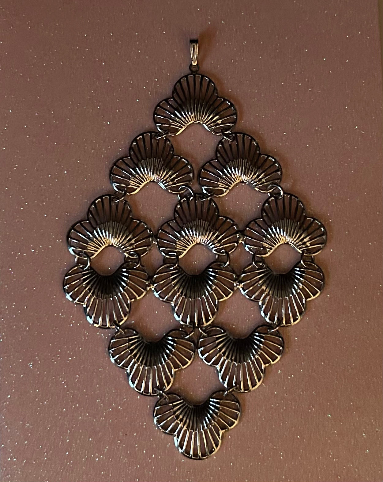 1970s Vintage Whimsical Silver Sarah Coventry Pendant