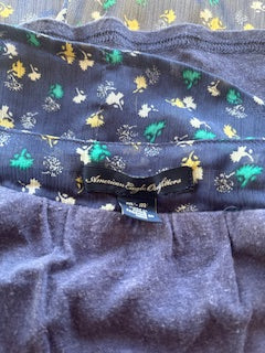 CANCER COLLECTION American Eagle blue babydoll cami