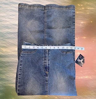 Vintage Y2K Maxi Denim Skirt