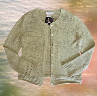 Coldwater Creek Green Sweater