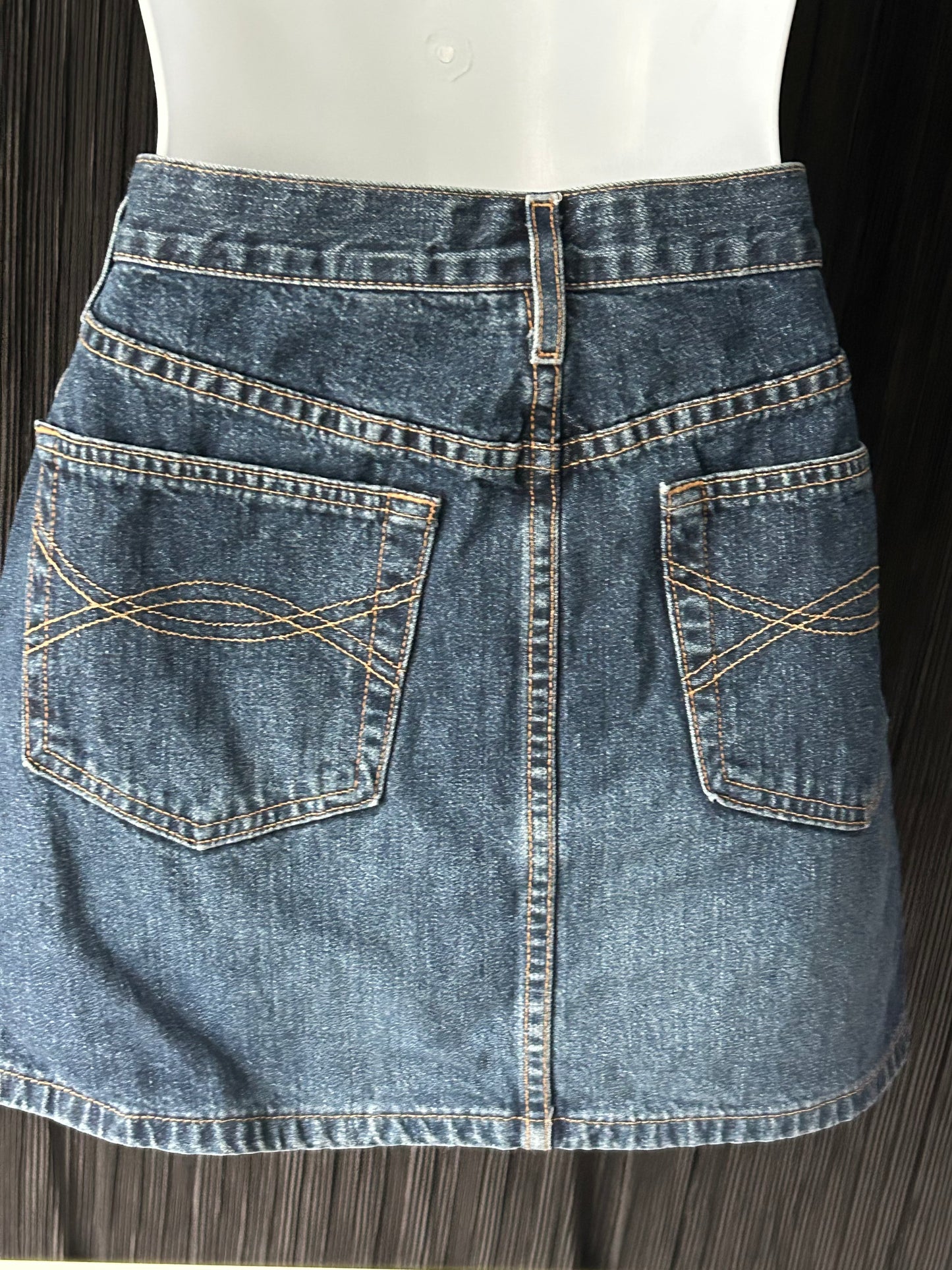 A&F Y2K Blue Denim Mini Skirt -  Size 10