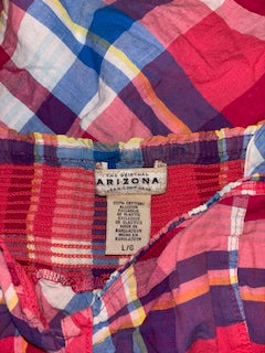 Plaid Babydoll Cami Top [L]