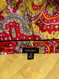 Vintage Nine West Paisley Pattern Silk Cami