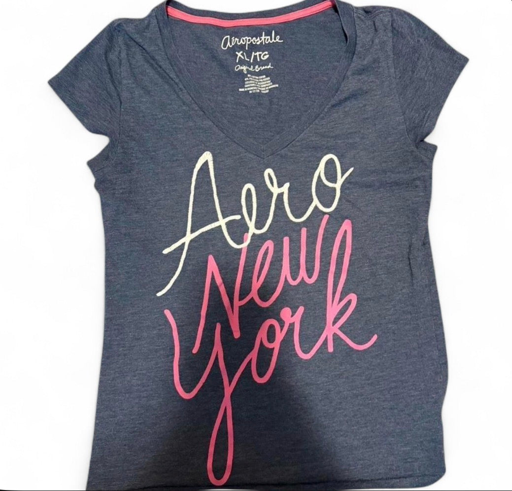 Aero NY V Neck Top