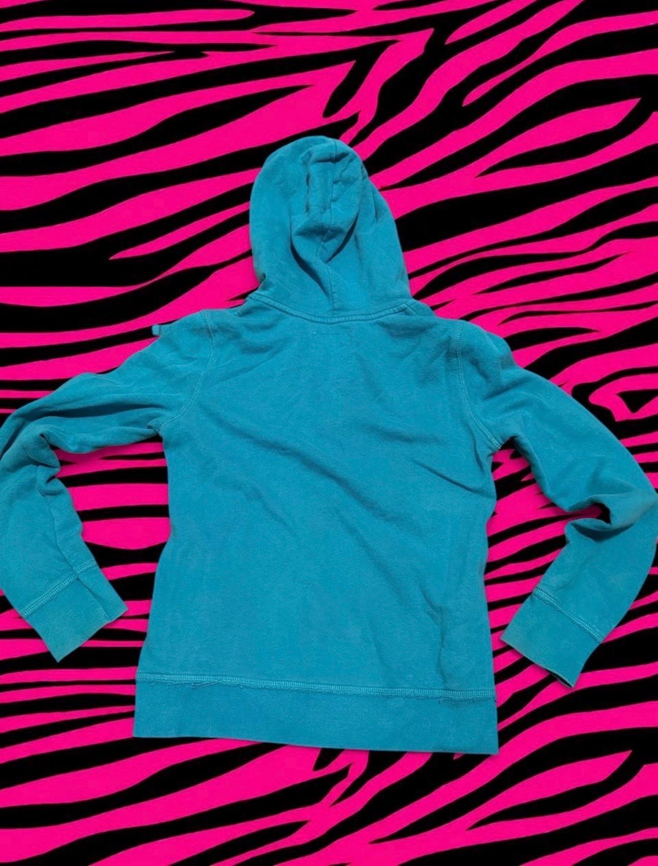 Y2K Blue Aeropostale Zip Up Hoodie Size Medium