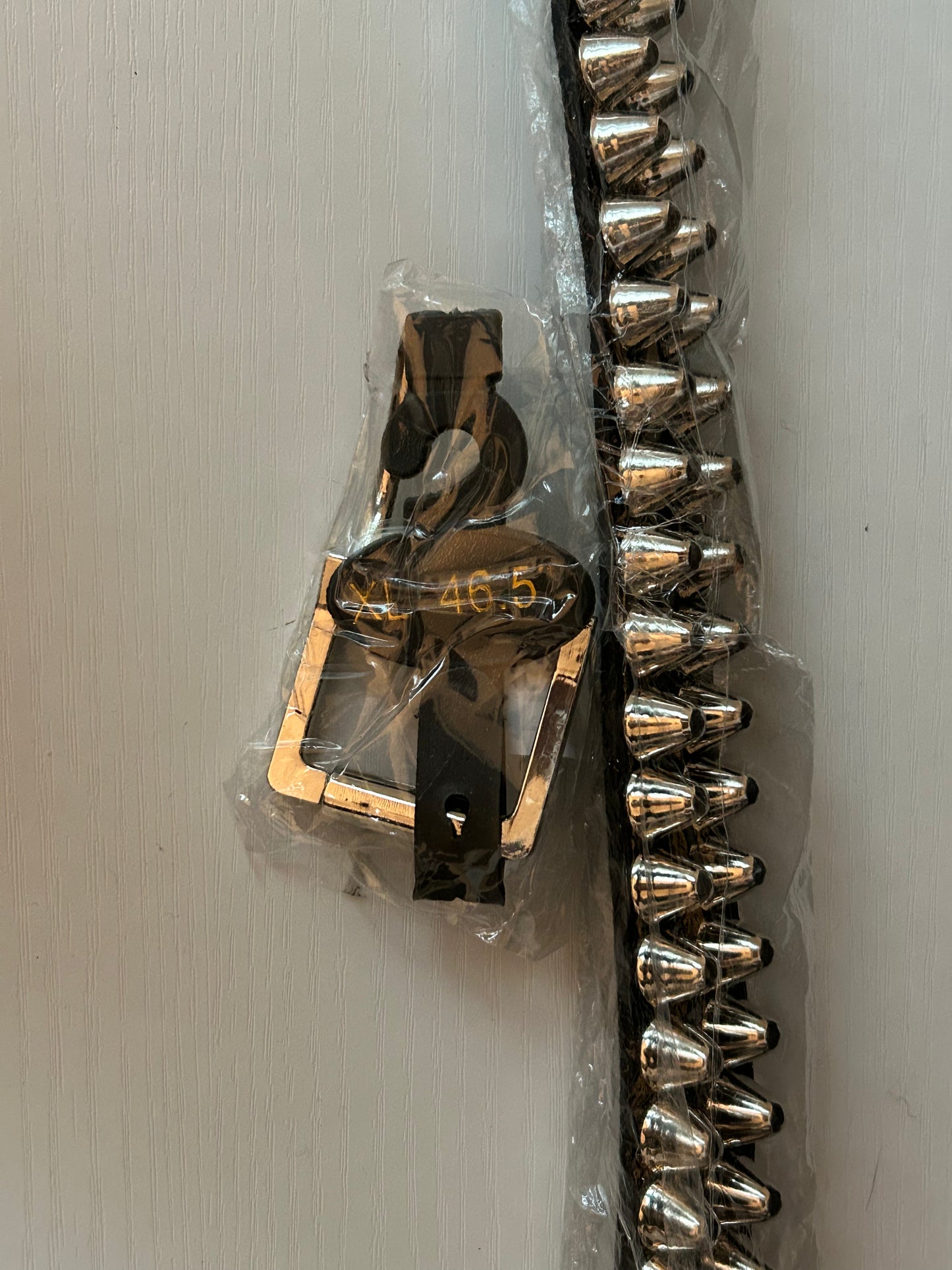 2000s Deadstock Spiked Belt - Size XL