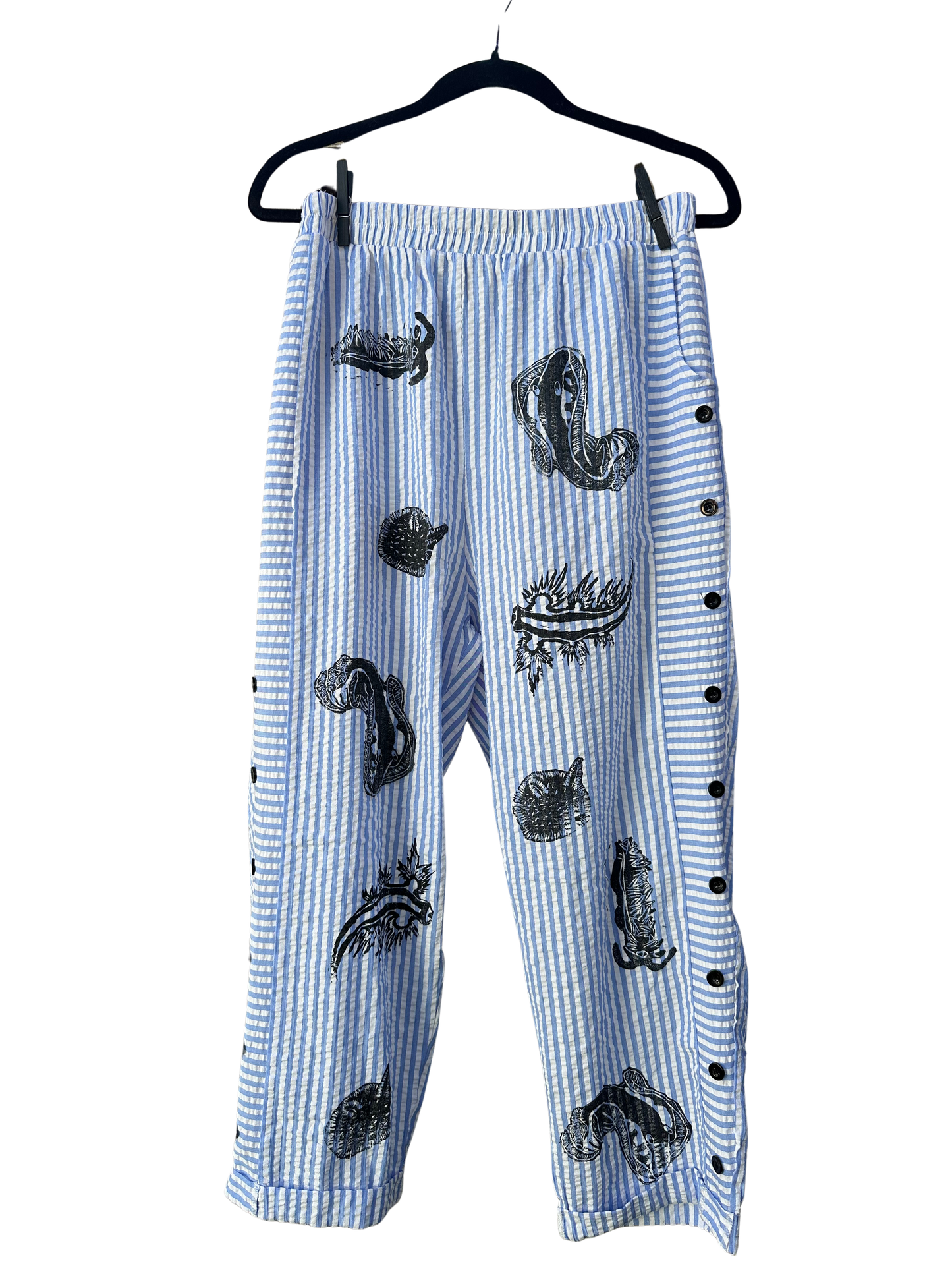 gingham nudibranch pants