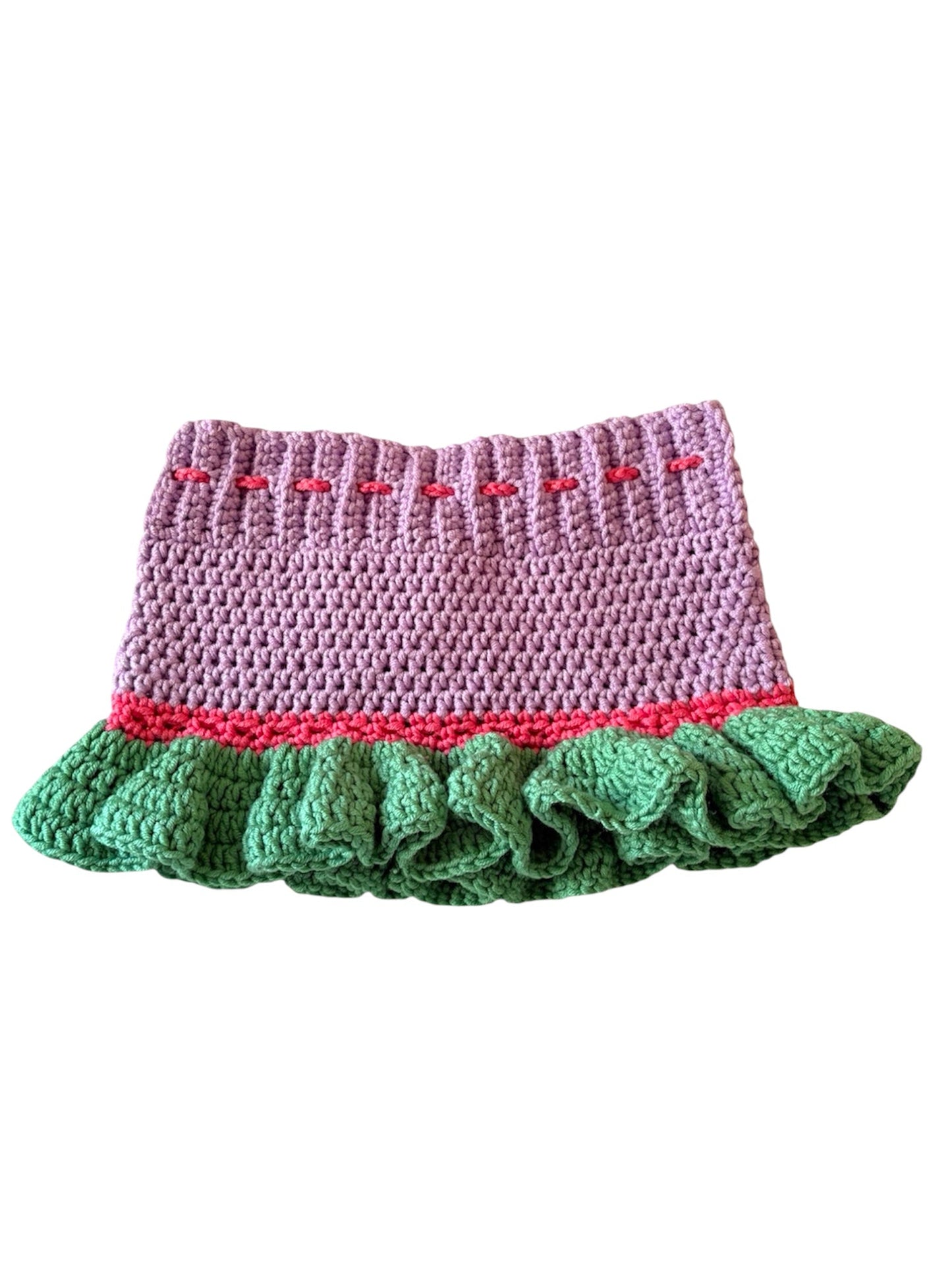 Multicolor Mermaid Star Mini Skirt