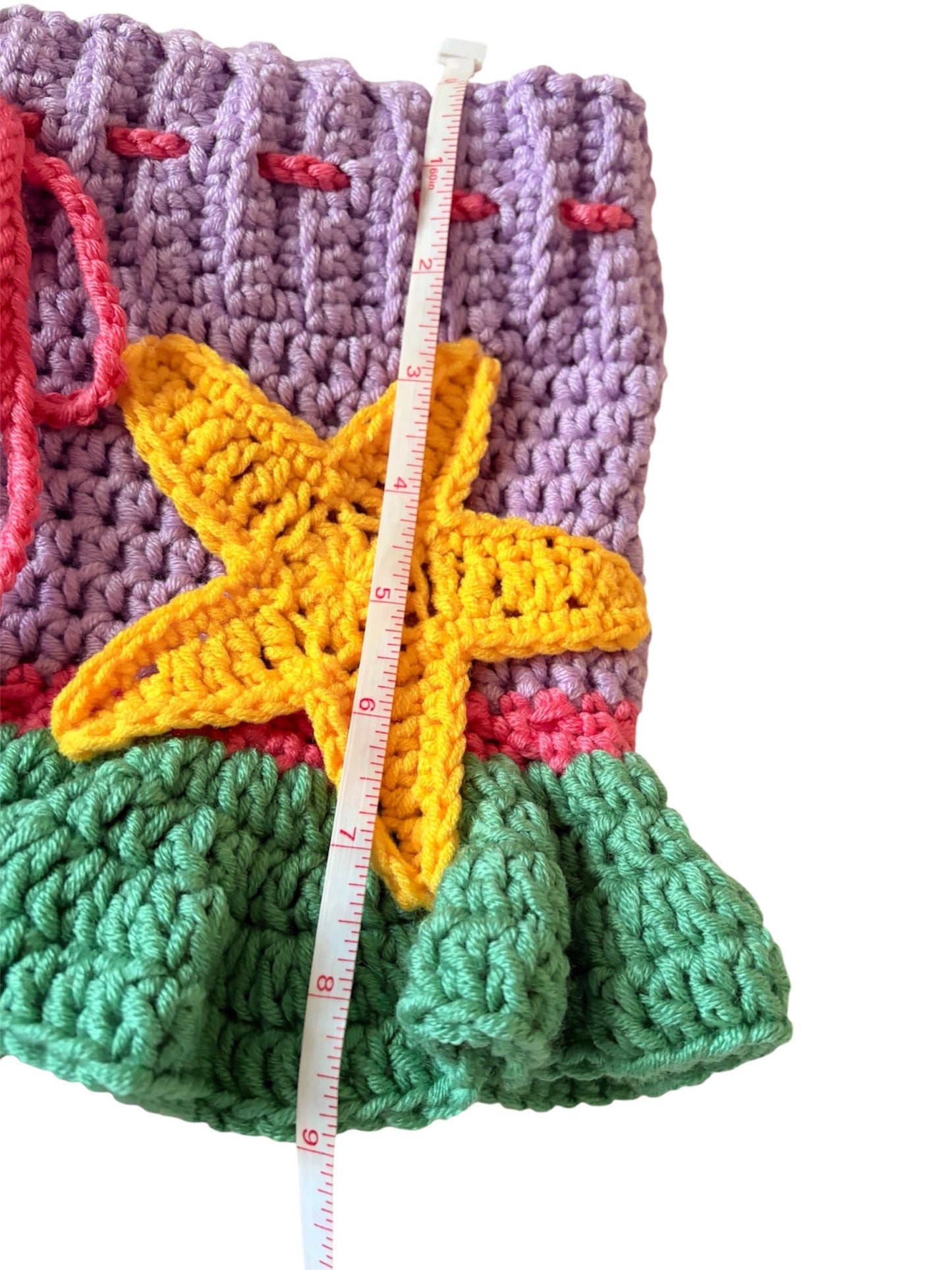 Multicolor Mermaid Star Mini Skirt