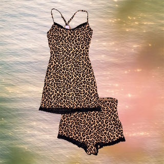 Savage Fenty Cheetah Sleepwear Set