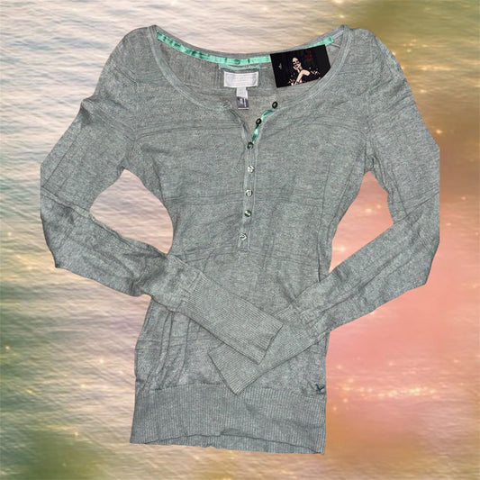 Vintage American Eagle Mint Henley
