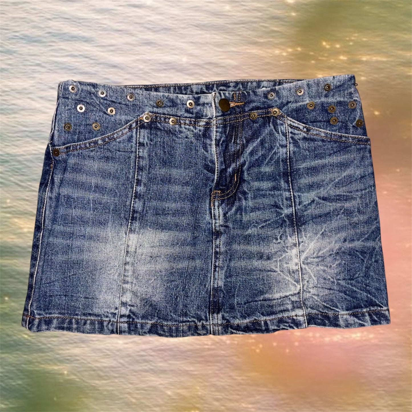 Y2k Denim Mini Skirt