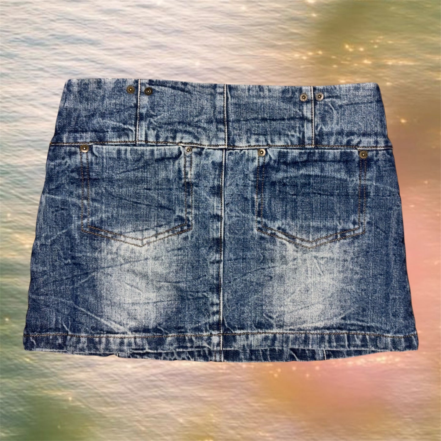 Y2k Denim Mini Skirt