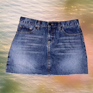 American Eagle Y2K Denim Mini Skirt