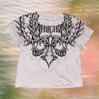 Affliction Cropped Tee