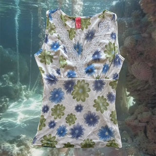 CANCER COLLECTION Vintage Floral Top