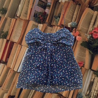 CANCER COLLECTION American Eagle blue babydoll cami