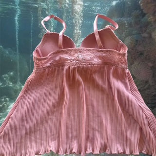 CANCER COLLECTION Pink Babydoll Lingerie Top