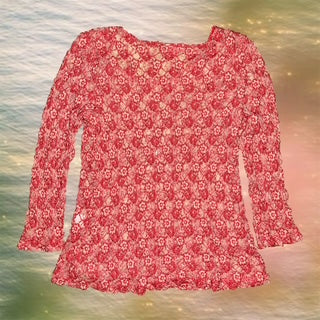 Lace Floral Long Sleeve