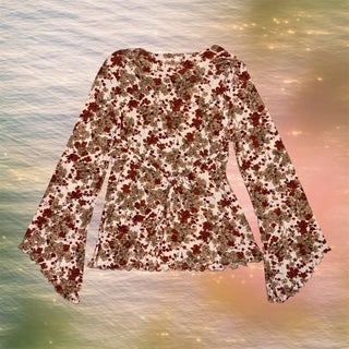 Vintage Amy Byer Long Sleeve Babydoll Top
