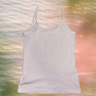 White tank top