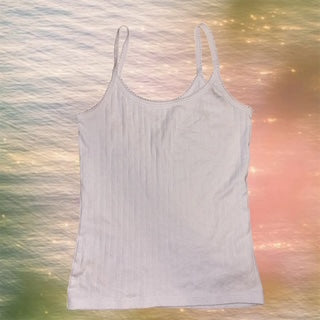 White tank top