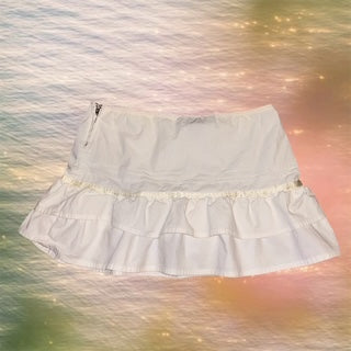 White Mini Skirt