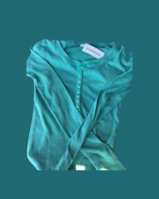 Teal Brandy Melville Long Sleeve